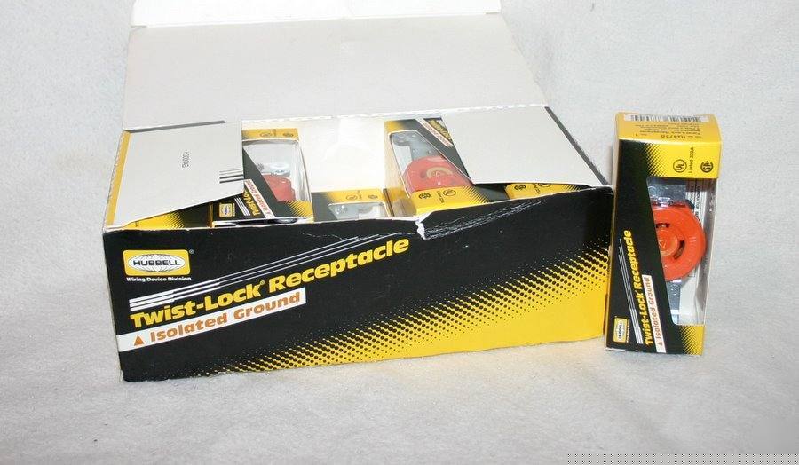 New hubbell twist lock receptacles 1 box of 5 IG4710