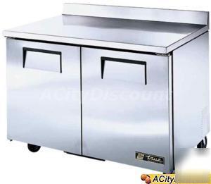 New true 48IN worktop cooler refrigerator