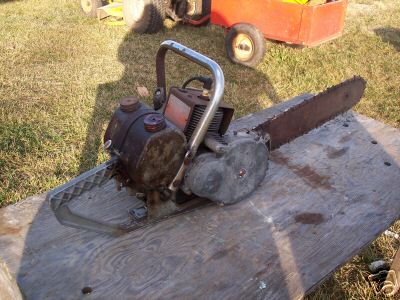 Vintage david bradley chain saw parts or restore