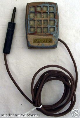 Vintage revere ham radio mic microphone