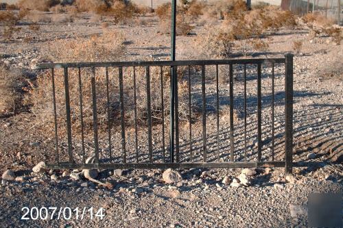 Wrought iron fence