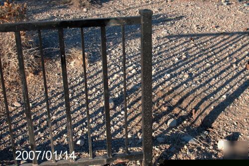 Wrought iron fence