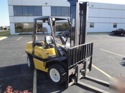 Yale GDP80 pneumatic forklift lift truck diesel power