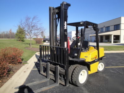 Yale GDP80 pneumatic forklift lift truck diesel power