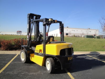 Yale GDP80 pneumatic forklift lift truck diesel power