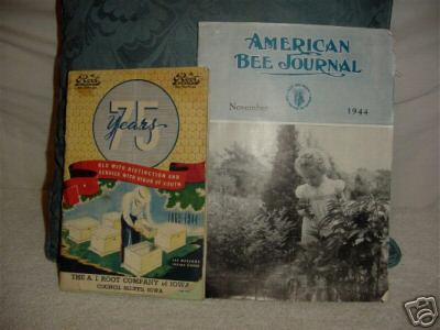 5 vintage 1920-1940's bee keeping booklets catalogs 