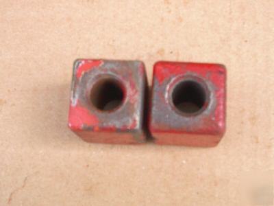 Farmall cub ~ axle hanger bolt spacer blocks snowblade