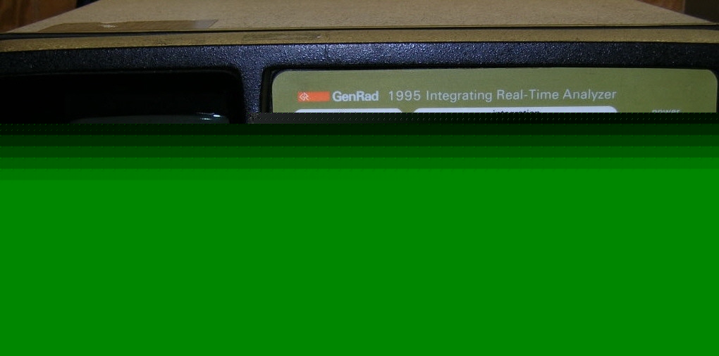 General radio 1995 intergrating real-time analyzer