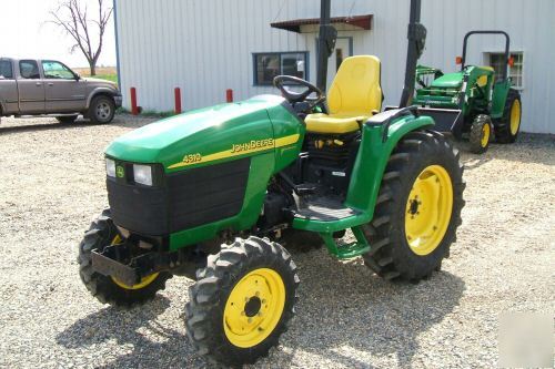 John deere 4310 4WD compact tractor - 287 hrs