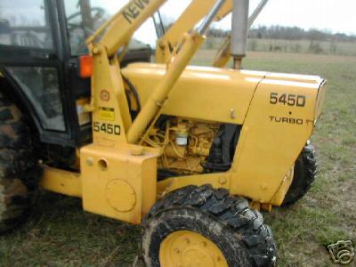 New 2000 model holland 545D cab mfwd loader tractor 