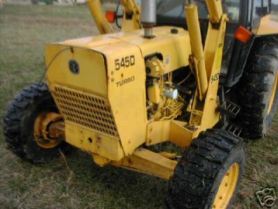 New 2000 model holland 545D cab mfwd loader tractor 