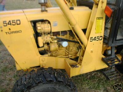 New 2000 model holland 545D cab mfwd loader tractor 