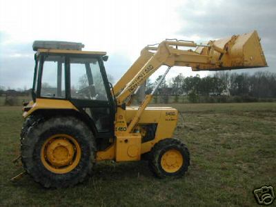 New 2000 model holland 545D cab mfwd loader tractor 