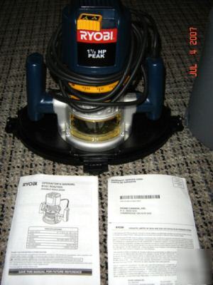 Slightly used ryobi R161 1 1/2 hp router 