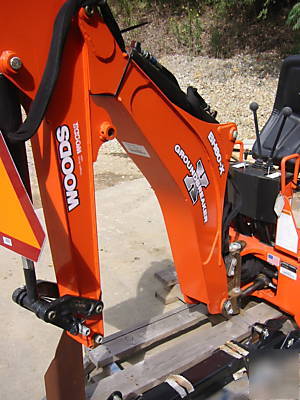 Woods BH80X-1 8 ft backhoe for compact kubota tractors