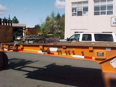 1986 trail king 48-foot drop deck trailer