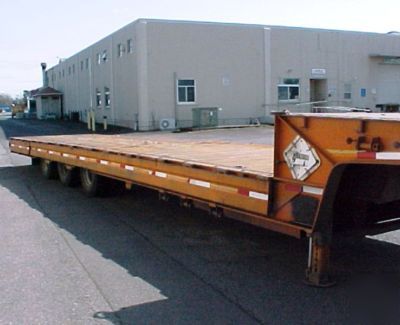 1986 trail king 48-foot drop deck trailer