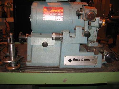 Black diamond bench type drill grinder