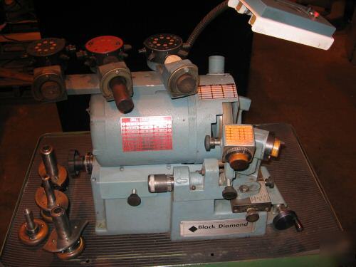 Black diamond bench type drill grinder