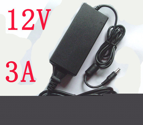 110-240V 50-60HZ 12V 3A power supply adapter 2.1/5.5MM