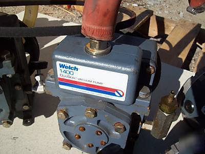 (1959-fc) welch high vacuum pump, # 1400 