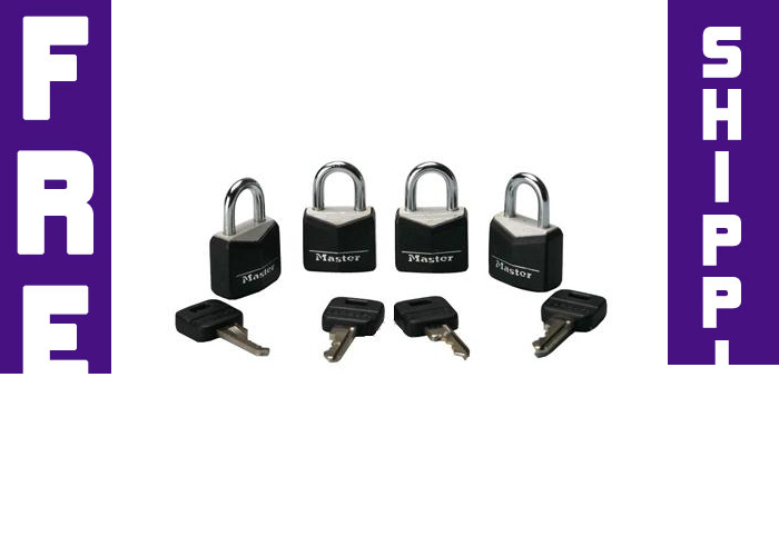 (4) steel restraint restraints masterlocks lock fetish