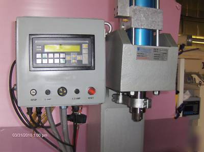 5250 lb pneumatic press programmable