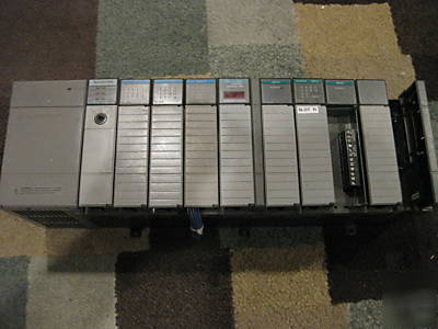 Allen bradley 1747 rack w i/o modules - cheapest around