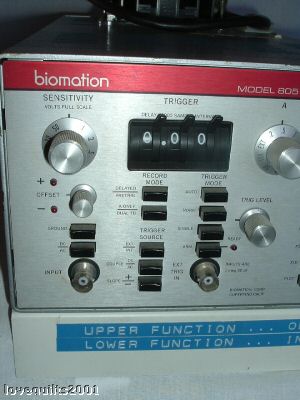 Biomation model 805 waveform recorder