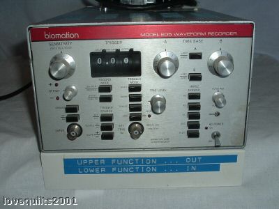 Biomation model 805 waveform recorder