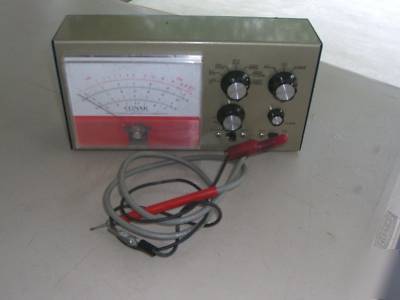 Conar vintage bench mulitimeter model 212 ac dc ohms