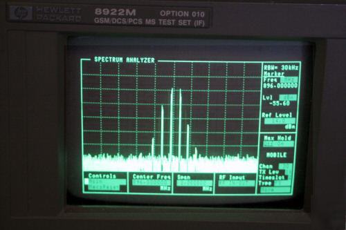 Hp 8922M opt 006/010 w/hp 83220E gsm/dcs/pcs test set