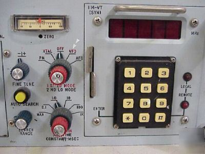 Microdyne telemetry receiver 1100-ar (5) G3396