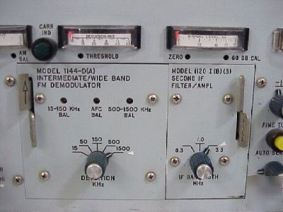 Microdyne telemetry receiver 1100-ar (5) G3396