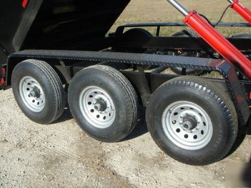 New '07 7'X20' texas pride dump trailer, 21K gvwr 