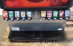 Cornelius 10 head fountain pop disp, ice machine, CO2
