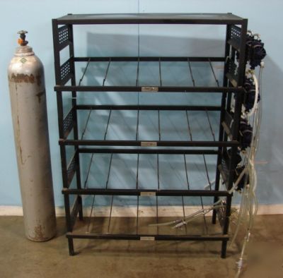 Cornelius 10 head fountain pop disp, ice machine, CO2