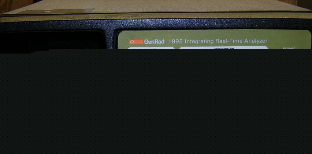General radio 1995 intergrating real-time analyzer