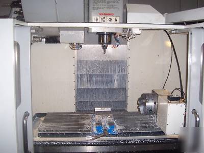 Haas VF3 cnc mill hrt 210 4TH axis included 