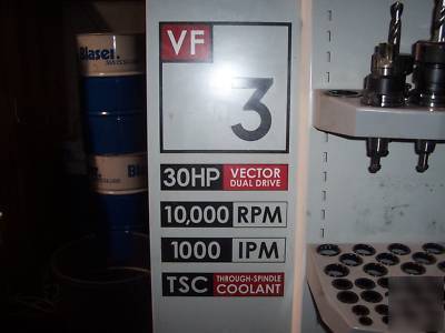 Haas VF3 cnc mill hrt 210 4TH axis included 