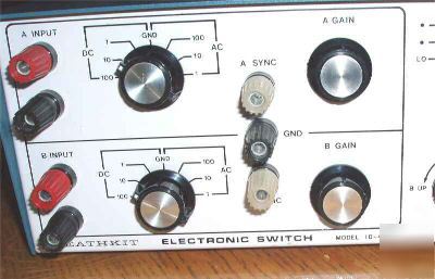 Heathkit model id 4101 electronic switch