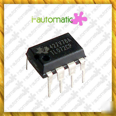 New texas TL072CP dual low noise op-amp ic chips x 2PCS 
