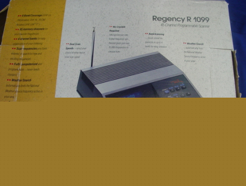 Regency r-1099 programmable 45 memory police scanner