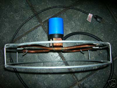 Submersible stock tank heater de-icer ponds horses cows