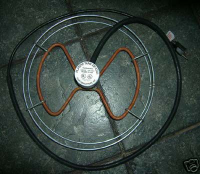 Submersible stock tank heater de-icer ponds horses cows