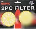 Hawk 2 piece chemical respirator mask filters #h-FM2