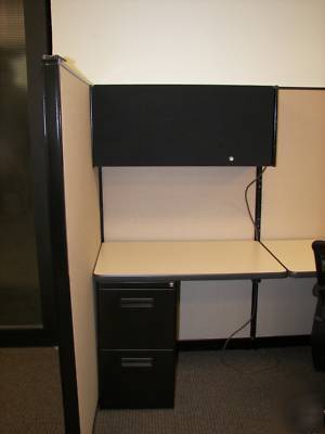 Haworth office cubicle stations & modular desks 