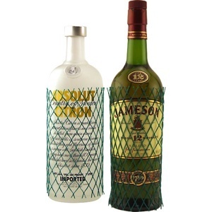100 protective mesh liquor & wine bottle sleeves