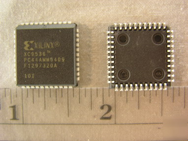 3 xilinx XC9536-5PC44C in system programable cpld ic's