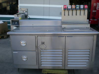 6 flavor coke drop in soda fountain station table wow 